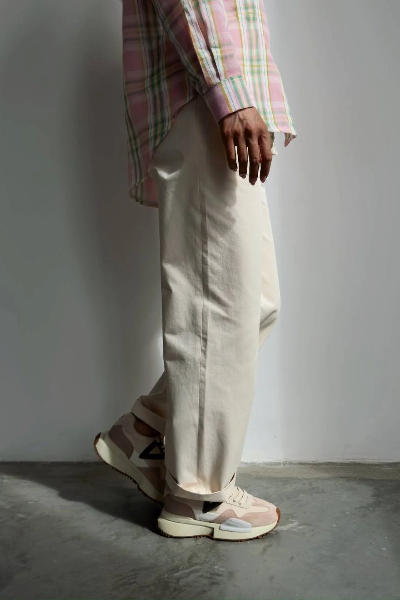 брюки (M (44RU), молочный). Избражение № 2