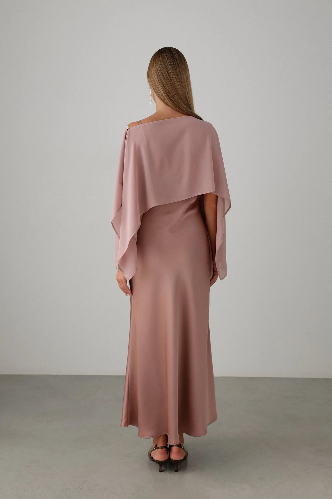 Платье (L (46RU), пудровый). Избражение № 5