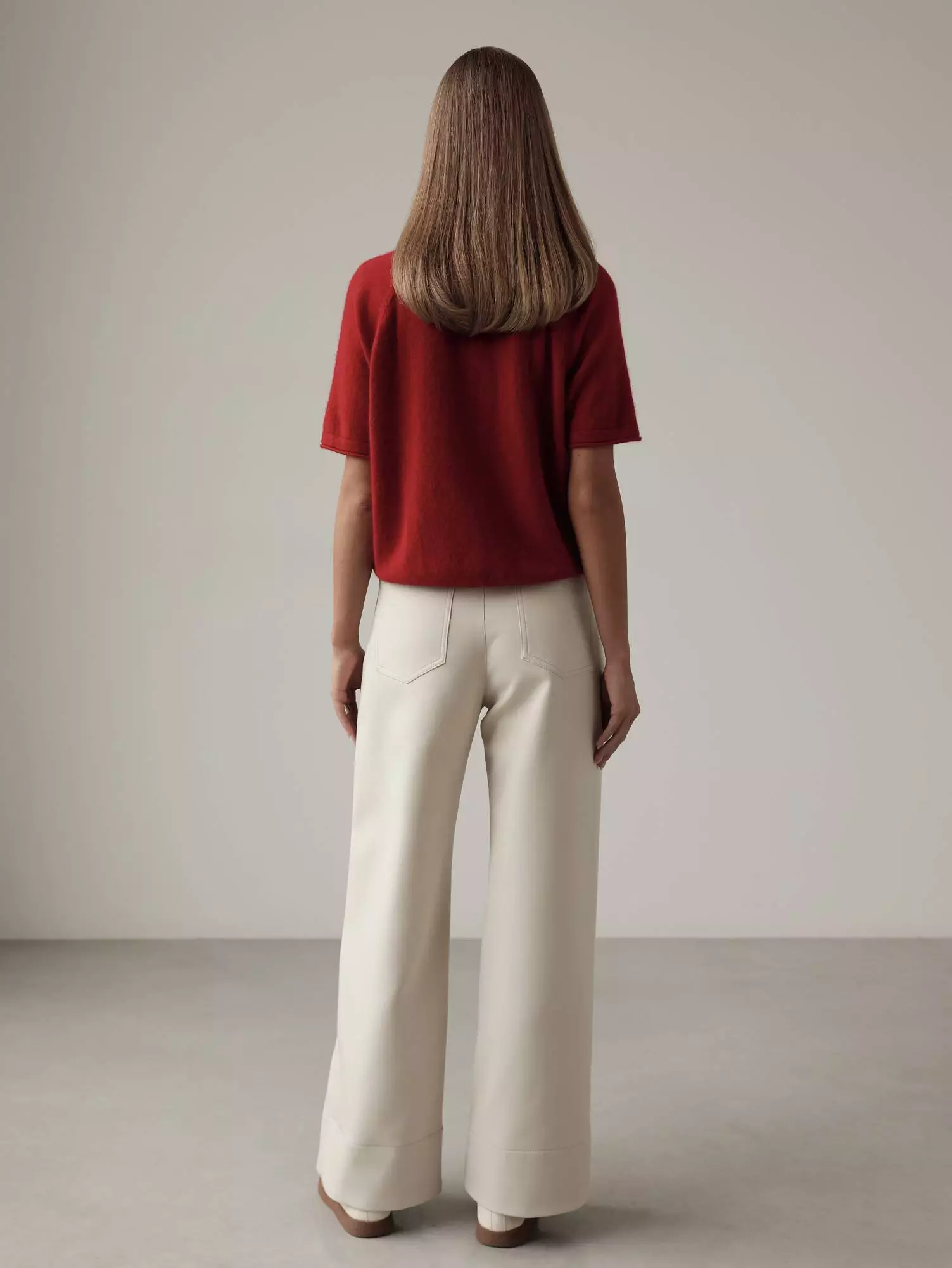 Брюки (L (46RU), бежевый). Избражение № 6