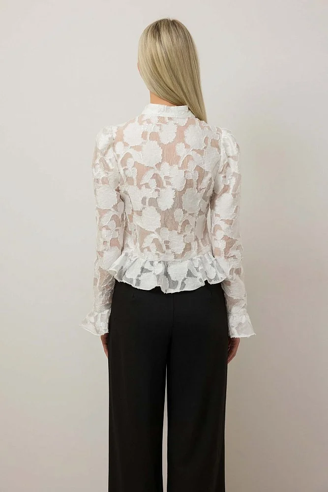 Блуза (L (46RU), белый). Изображение № 3