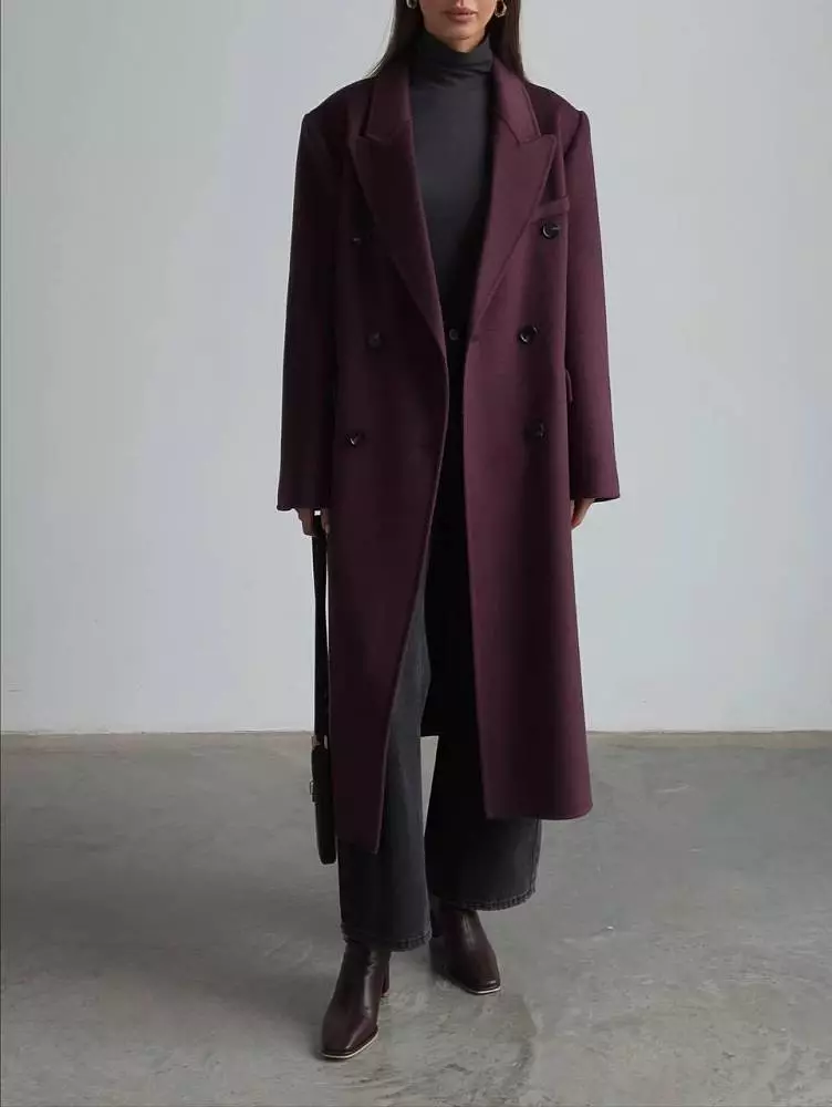 Пальто (S (42RU) сливовый). Изображение № 2