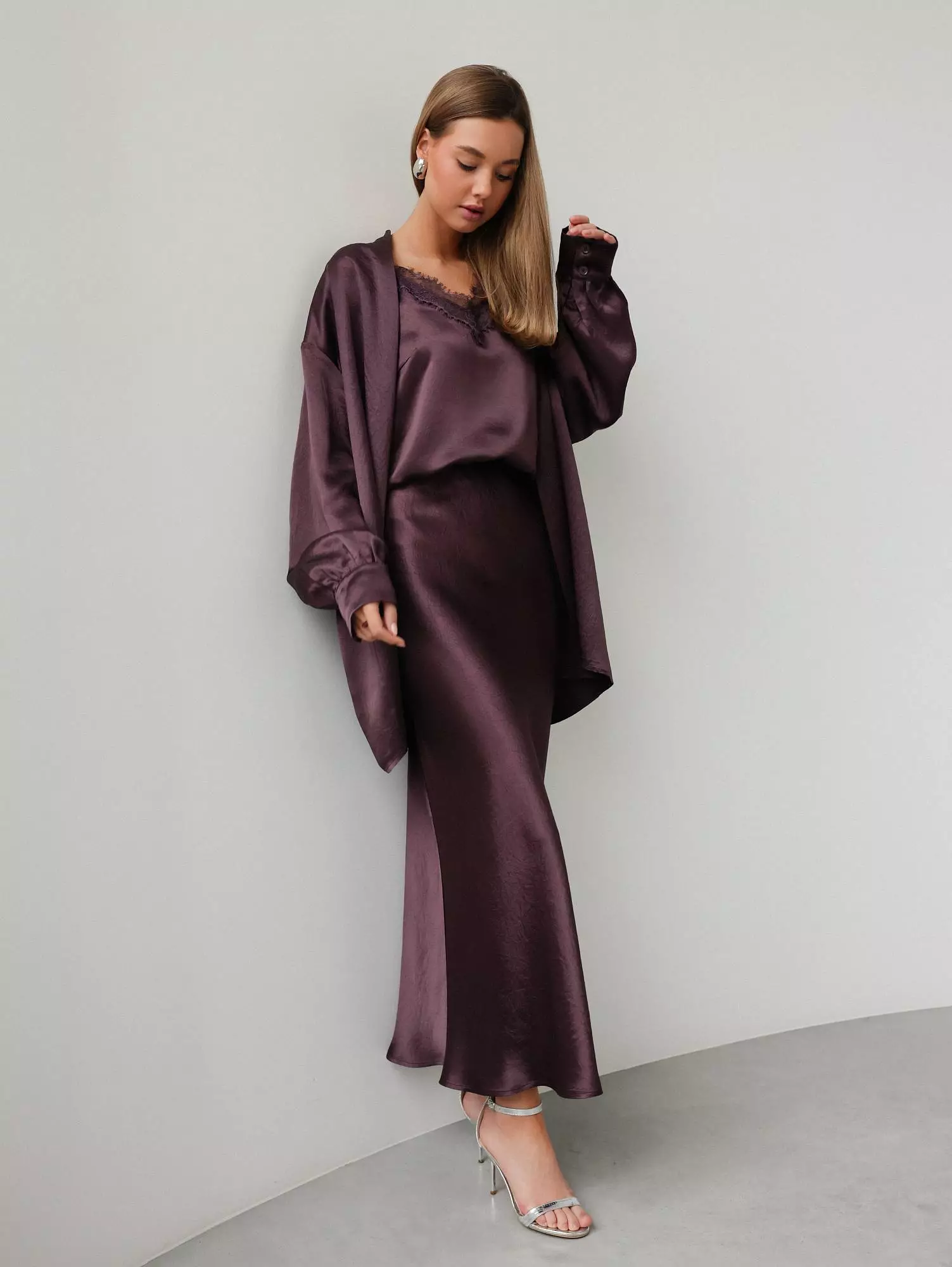 Накидка (onesize (42-46RU), сливовый). Избражение № 4