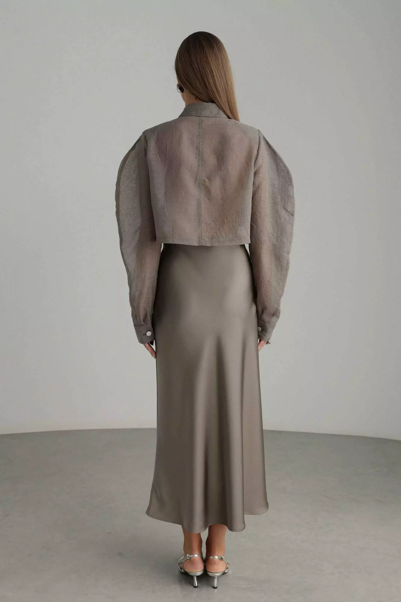 рубашка (onesize (42-46RU), серо-зеленый). Избражение № 5