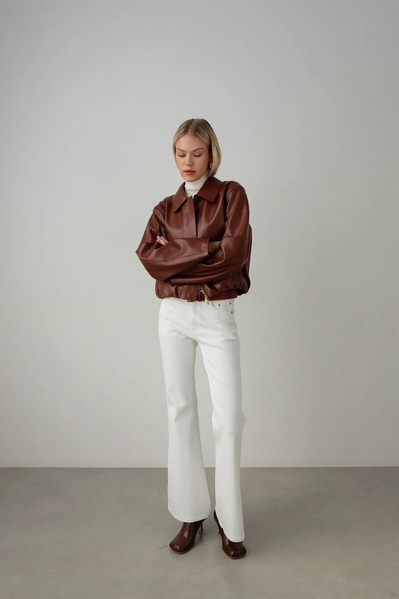 Куртка (M (44RU), коричневый). Избражение № 2