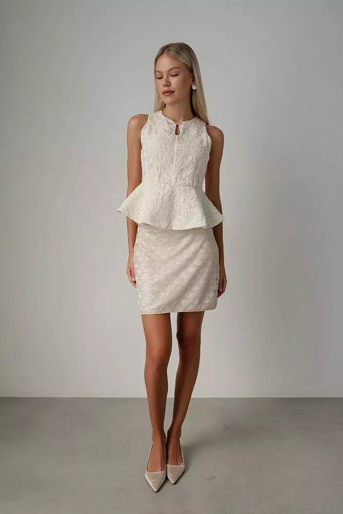 Топ (L (46RU), светло-бежевый). Изображение № 2