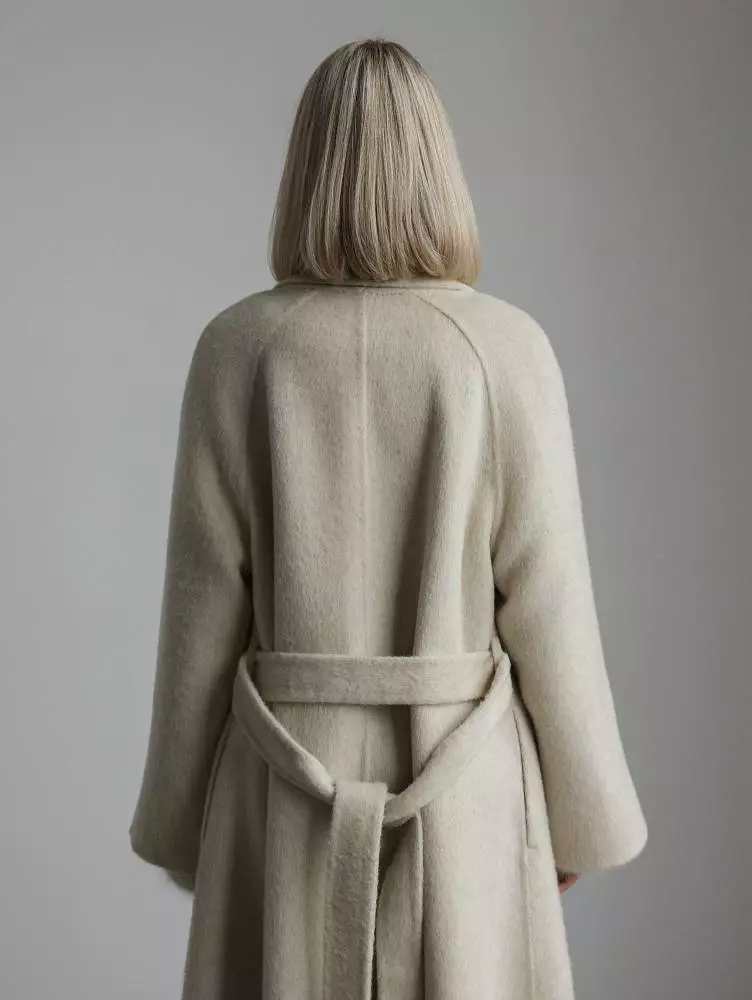 пальто (onesize (42-46RU), светло-бежевый). Изображение № 5