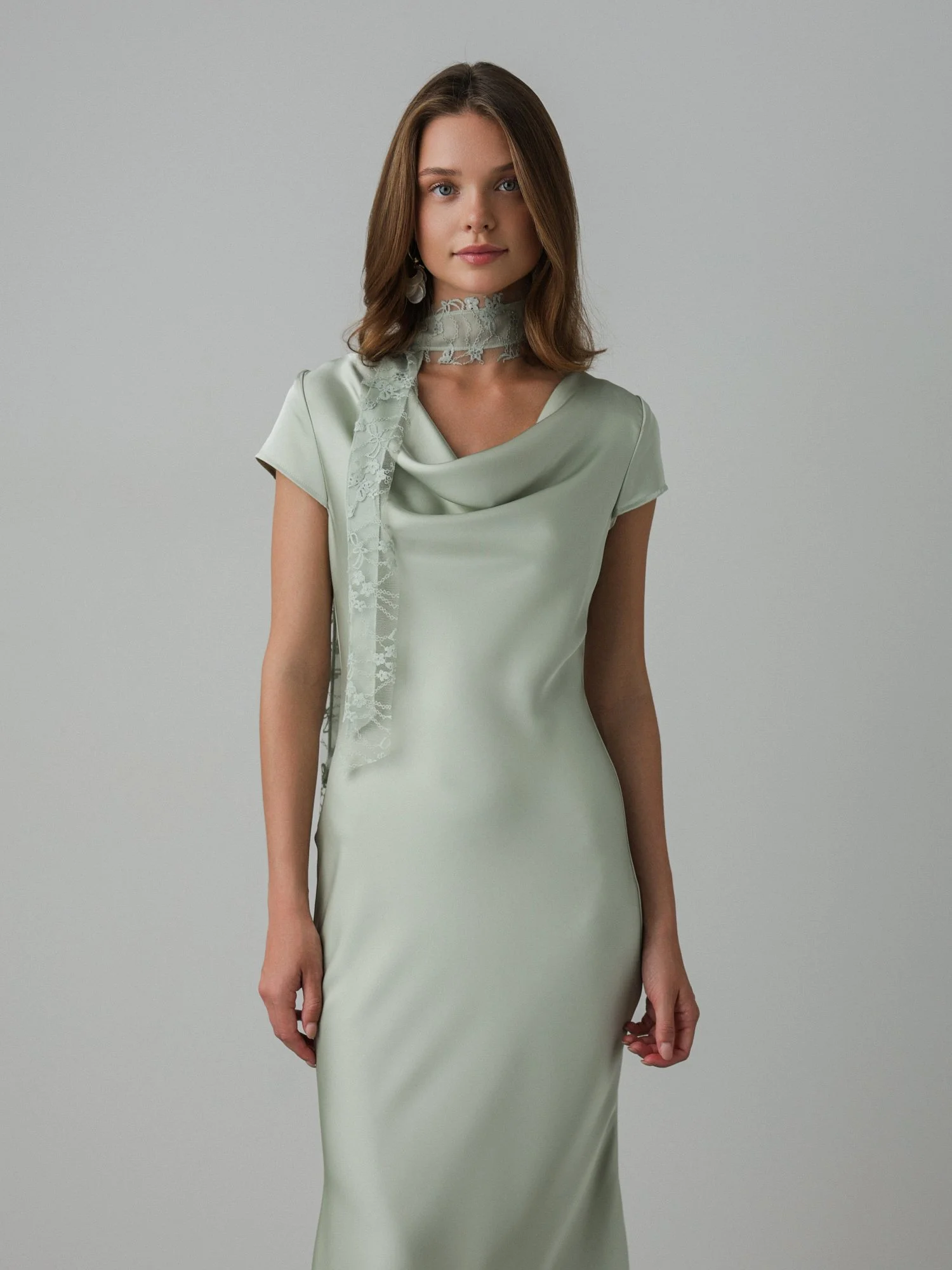 Платье (S (42RU), мятный). Избражение № 2