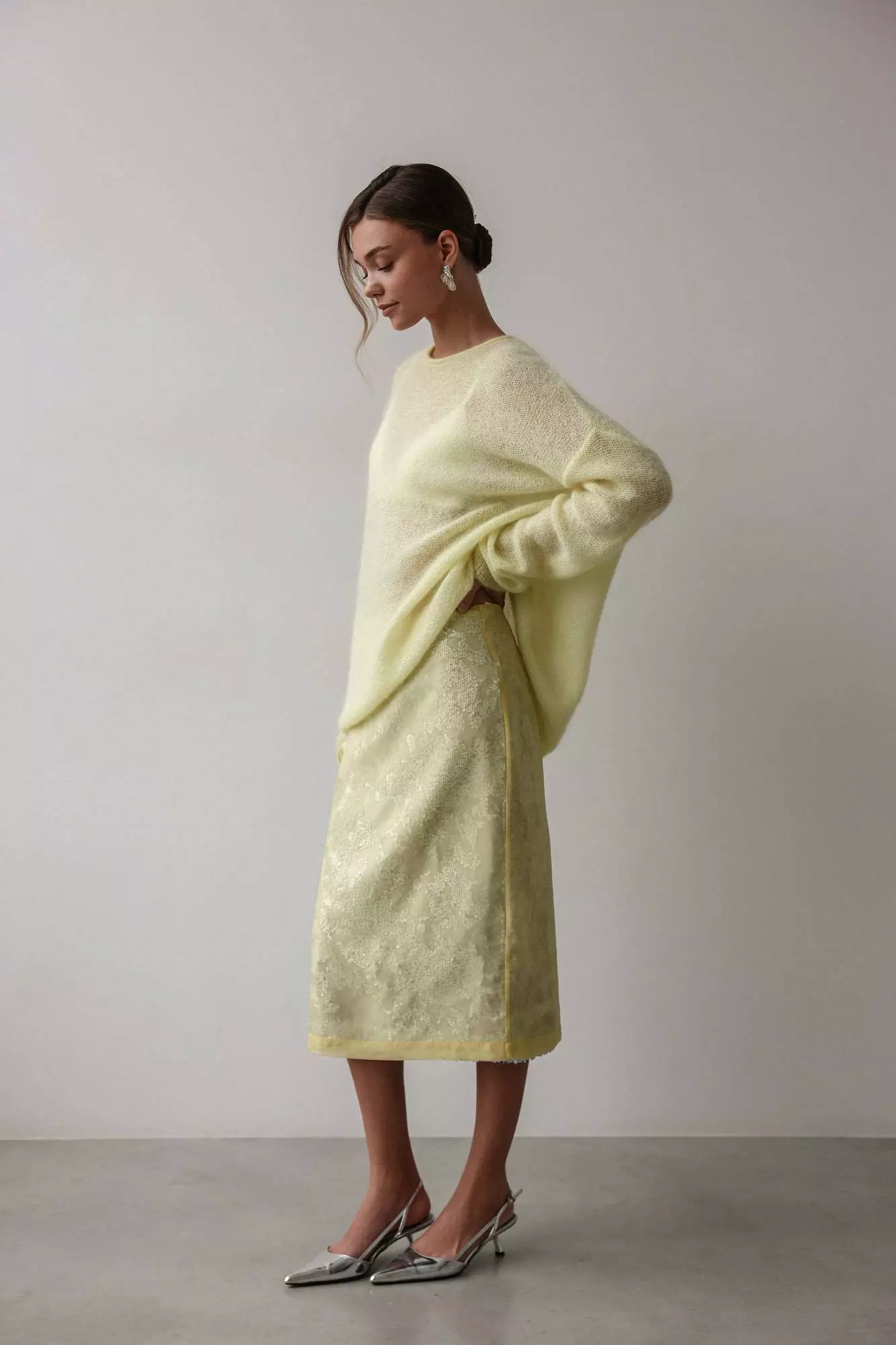 Юбка (S (42RU), светло-жёлтый). Избражение № 2