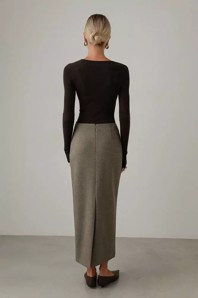 Юбка  (L (46RU), светло-коричневый). Изображение № 5