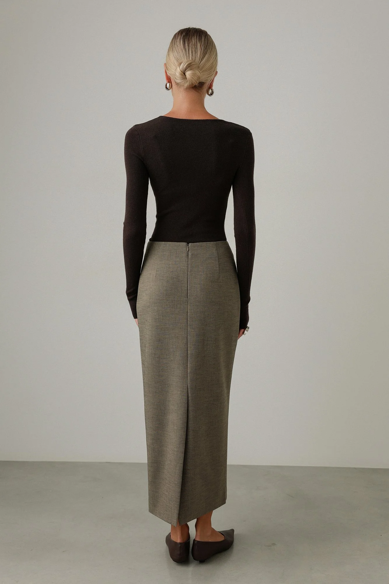 Юбка  (L (46RU), светло-коричневый). Избражение № 5