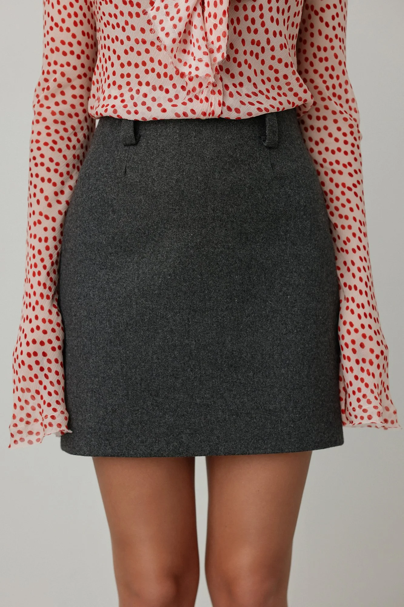 Юбка  (S (42RU), тёмно-серый). Избражение № 3