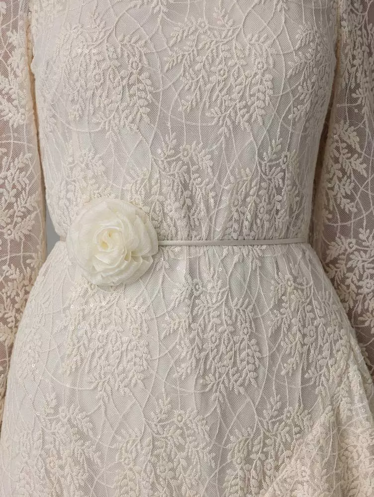 Платье (L (46RU), светло-бежевый). Изображение № 4