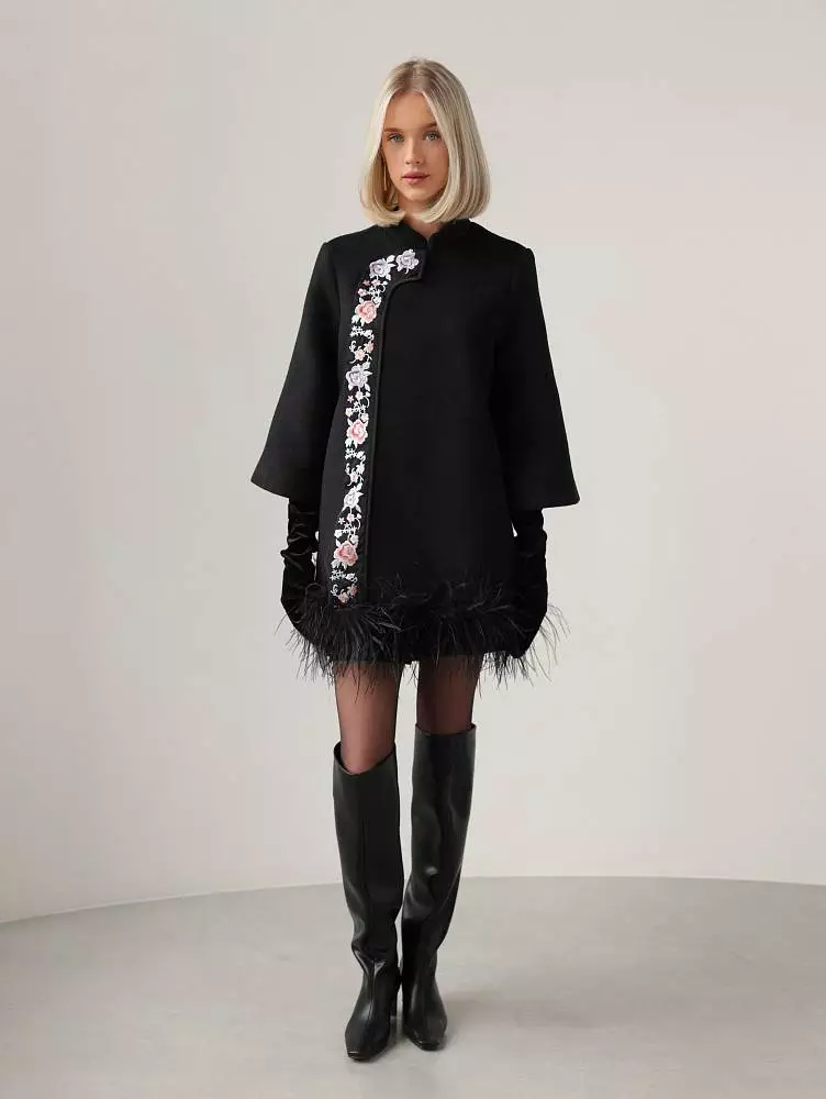 Пальто (M (44RU) чёрный). Изображение № 1