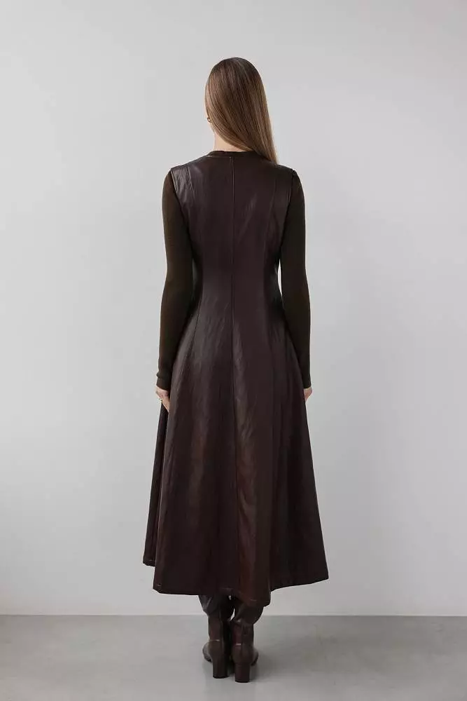 Платье  (S (42RU), шоколадный). Изображение № 5