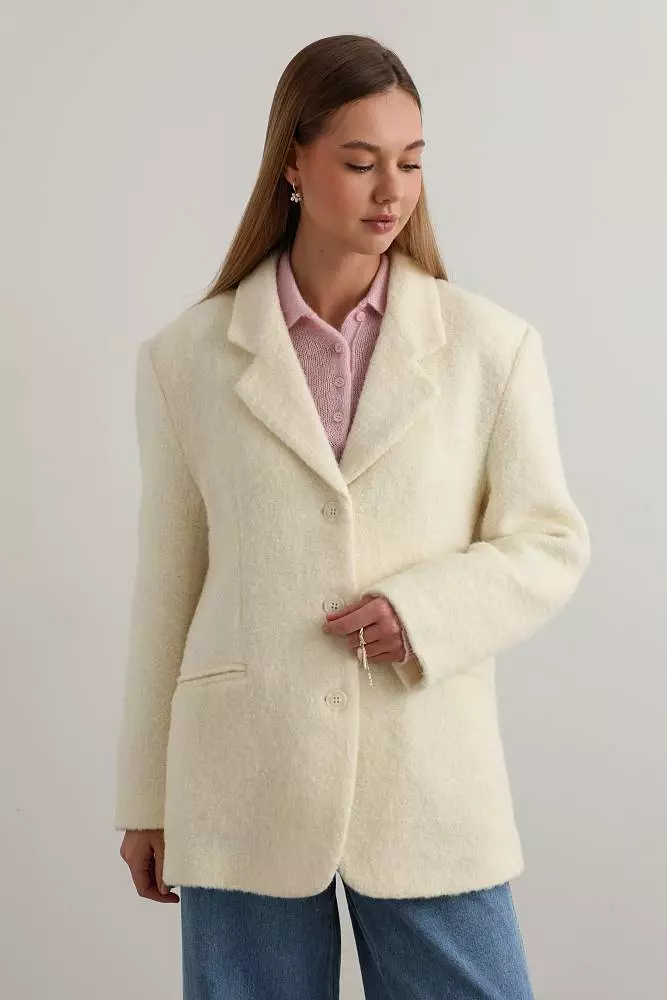 Пиджак (onesize (42-46RU), молочный). Изображение № 1