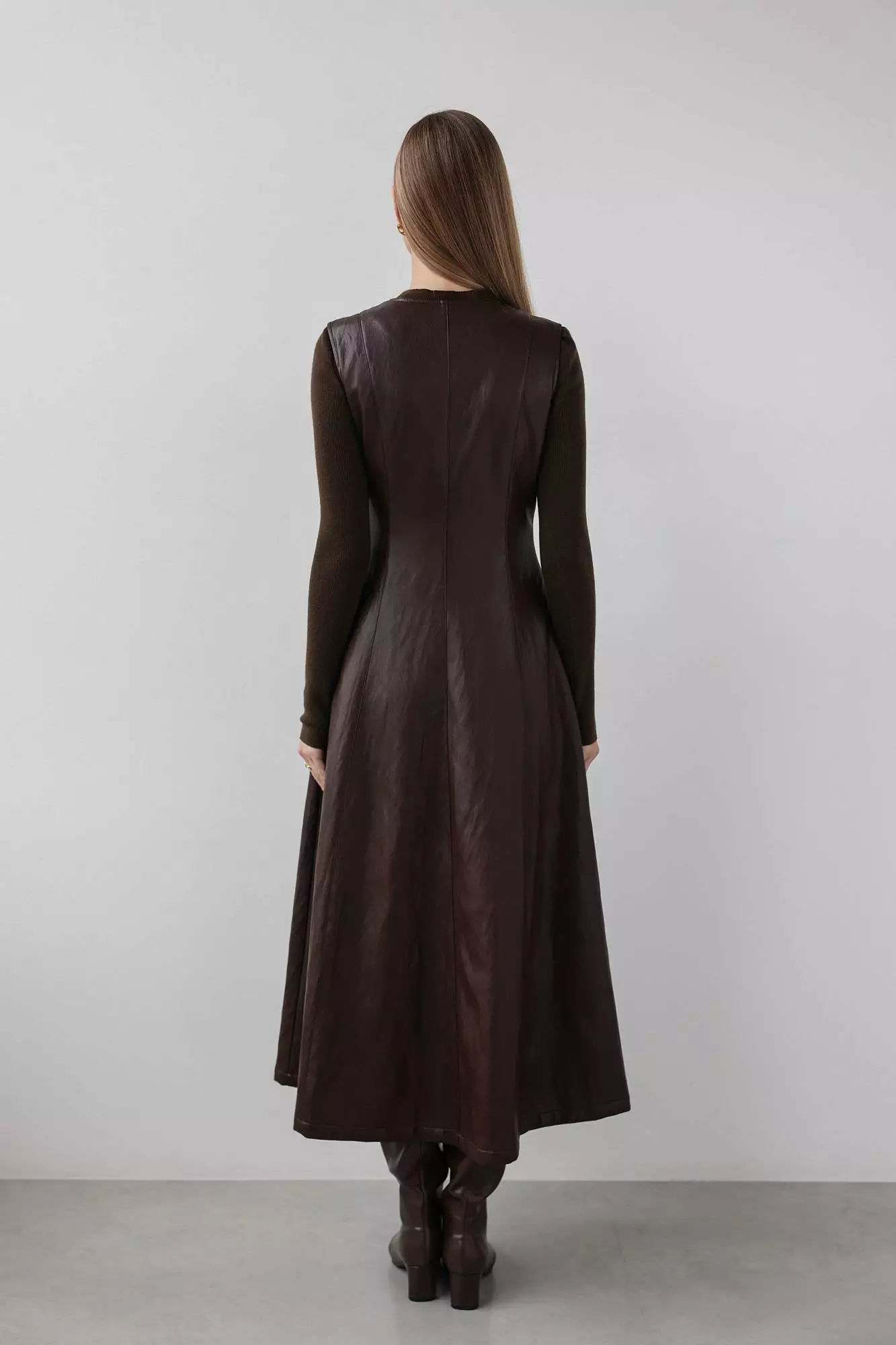 Платье  (S (42RU), шоколадный). Избражение № 5