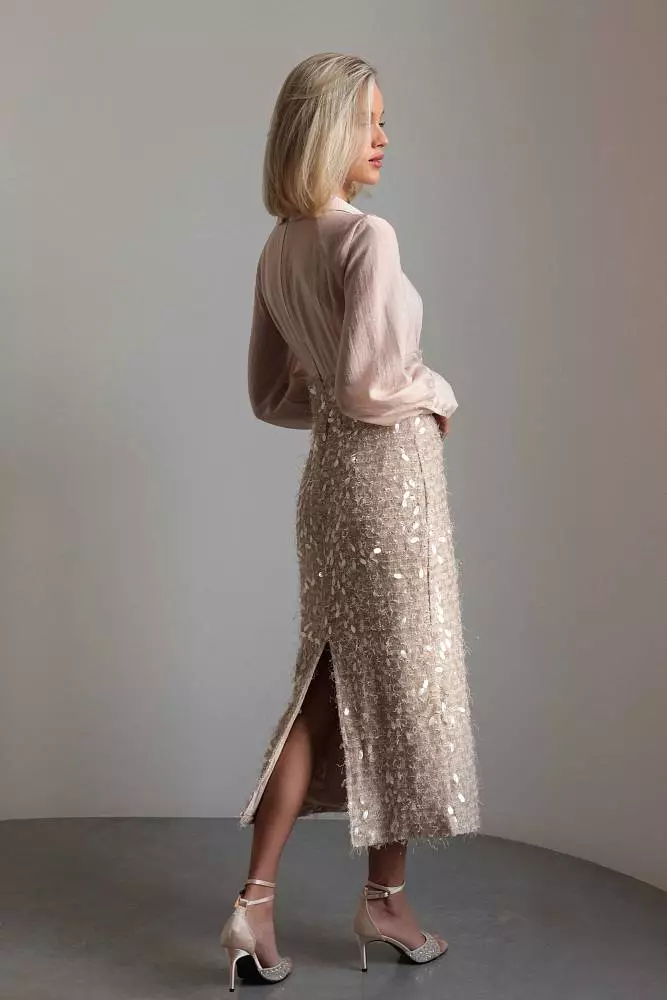 Платье (S (42RU), пудровый). Изображение № 4