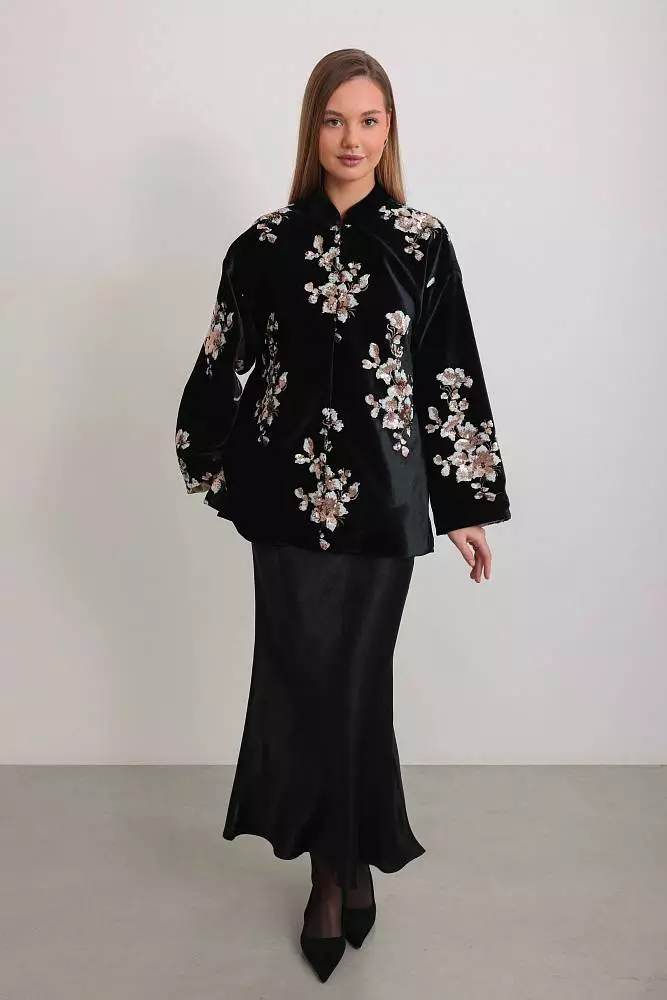 Жакет (S (42RU), чёрный). Изображение № 2