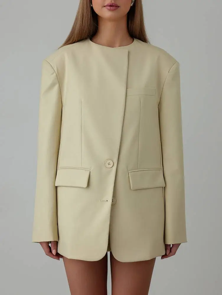 Пиджак (M (44RU), песочный). Изображение № 3