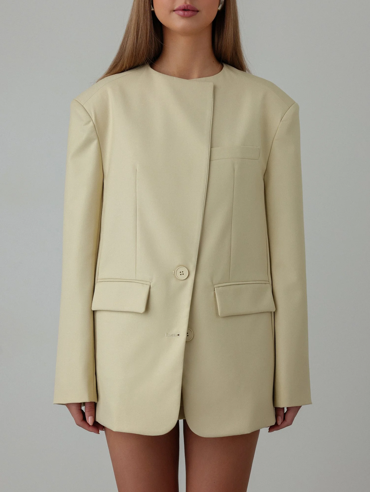 Пиджак (M (44RU), песочный). Избражение № 3