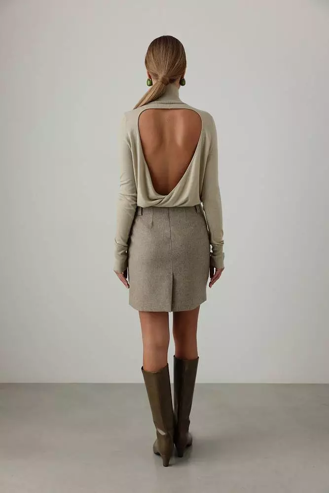 Юбка  (S (42RU), бежевый). Изображение № 4