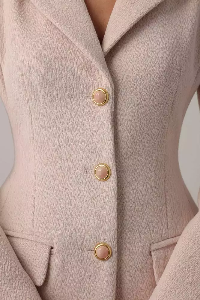 Пиджак (S (42RU) светло-пудровый). Изображение № 4