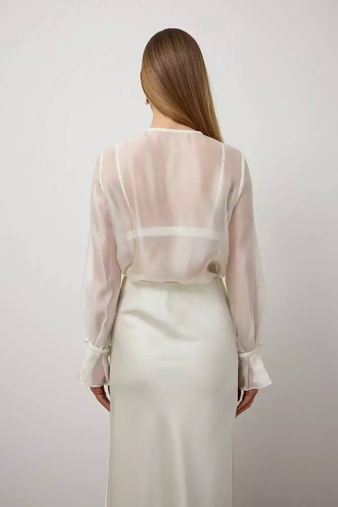 Блуза (M (44RU), молочный). Изображение № 3