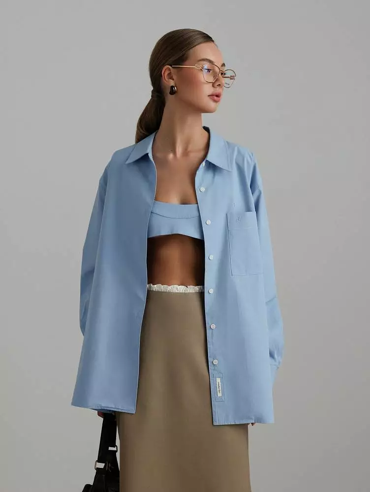 Рубашка (onesize (42-46RU), голубой). Изображение № 1