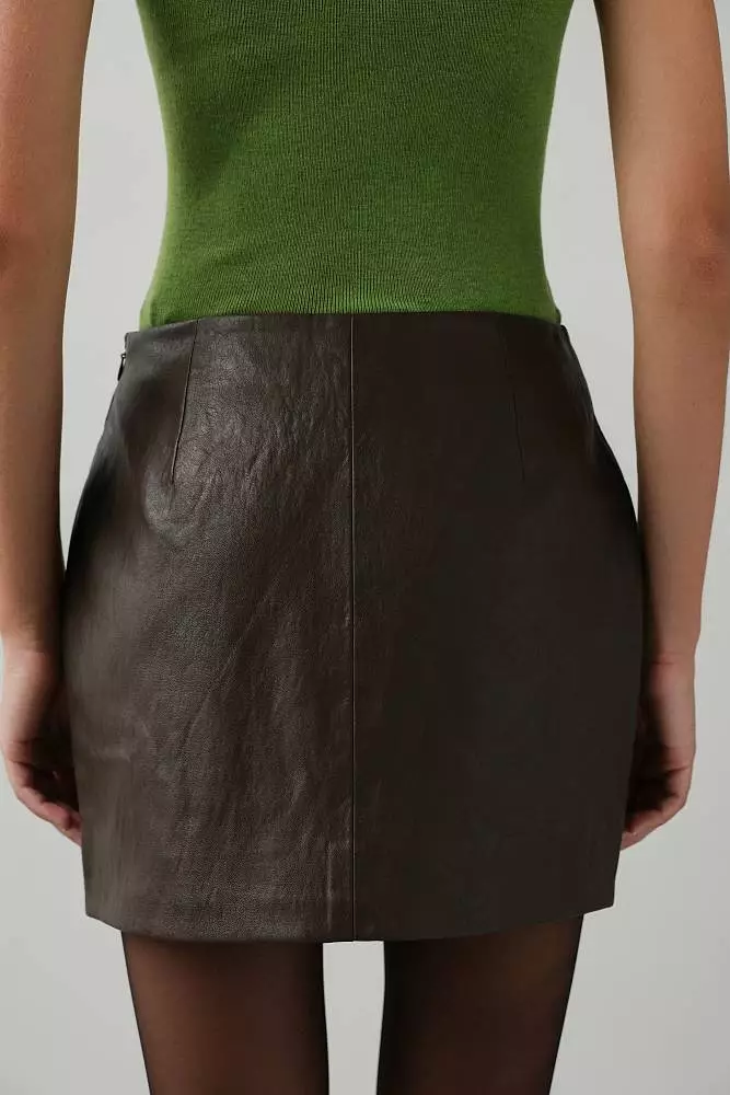 Юбка (M (44RU), серо-коричневый). Изображение № 5