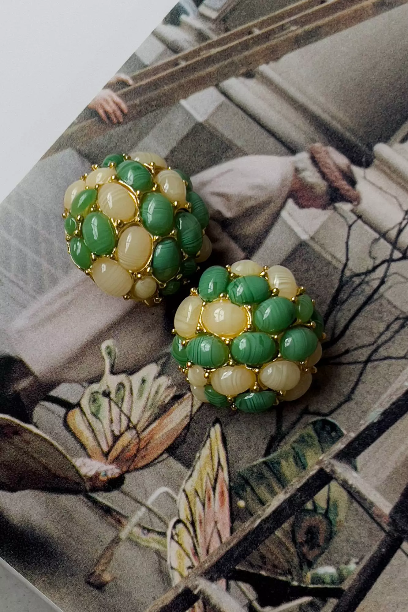 Серьги (изумрудный). Избражение № 1