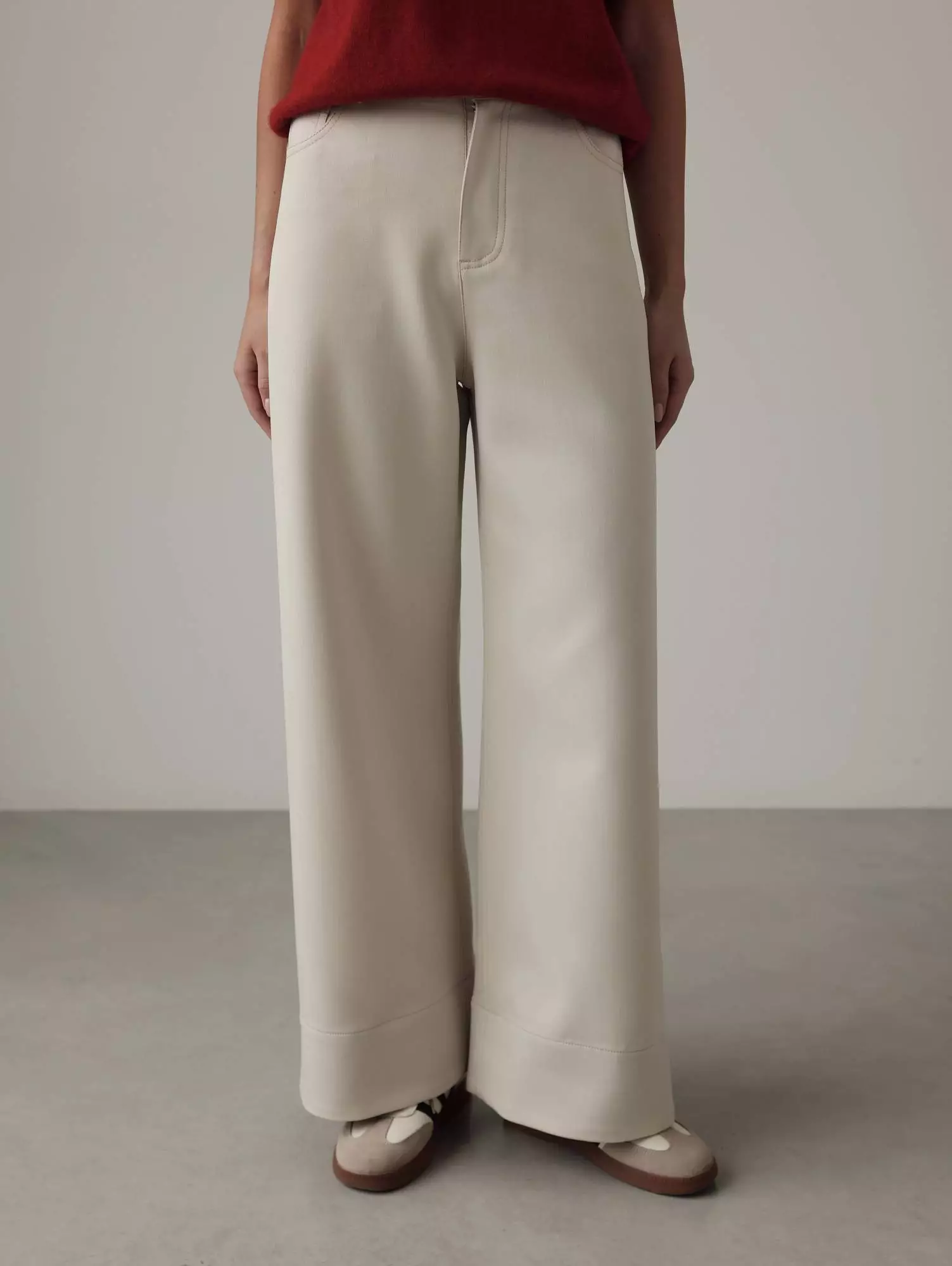 Брюки (L (46RU), бежевый). Избражение № 2