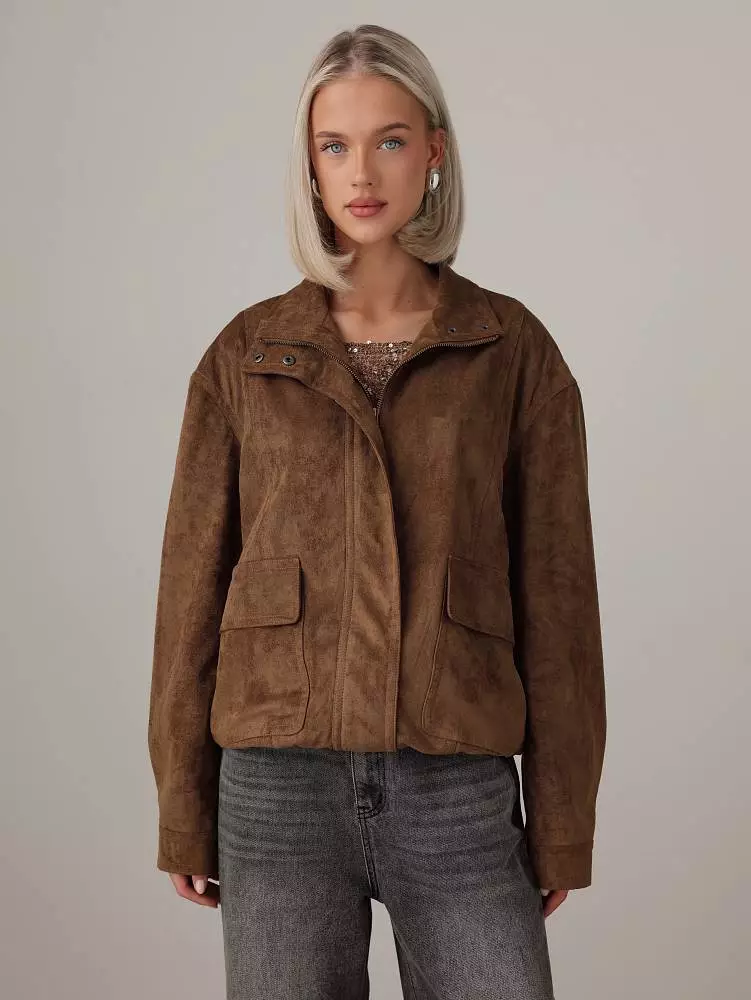 Куртка (onesize (42-46RU), коричневый). Изображение № 1