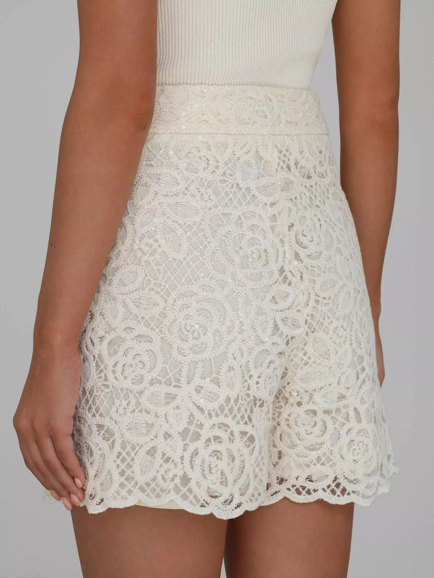 Шорты (M (44RU), светло-бежевый). Избражение № 7