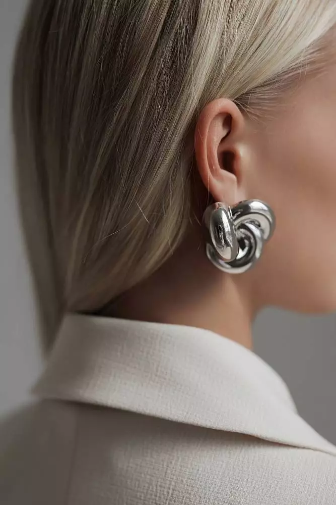 серьги (серебристый). Изображение № 1