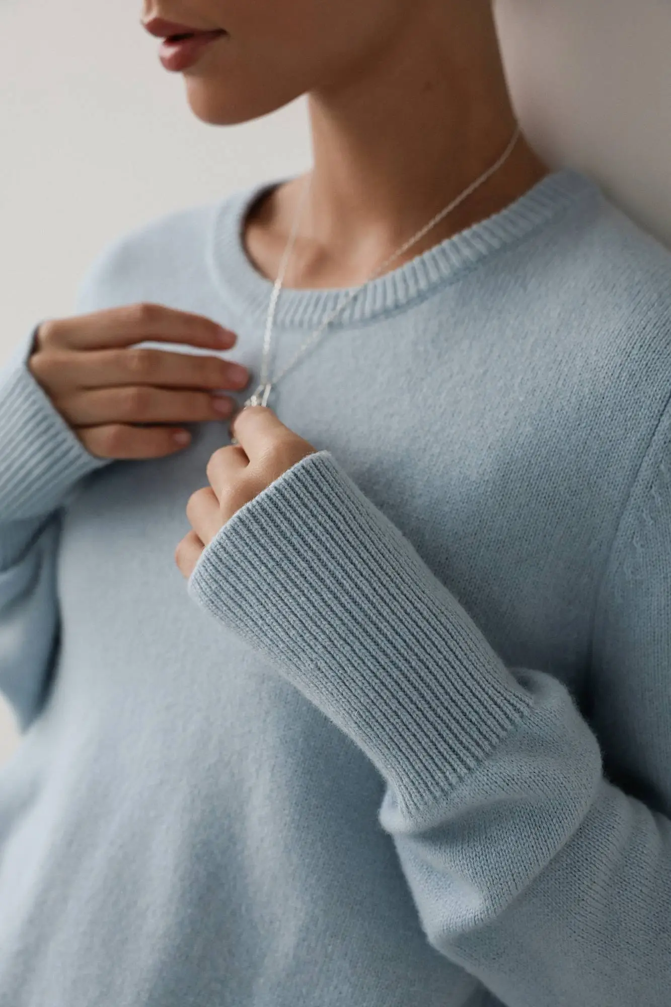 Свитер (L (46RU), голубой). Избражение № 3