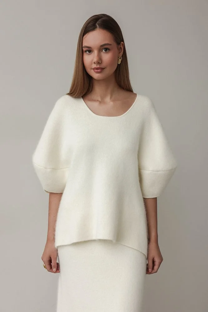 Джемпер (onesize (42-46RU), молочный). Изображение № 3