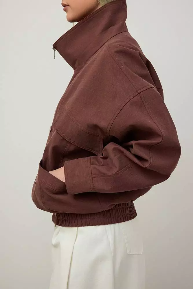 Куртка (M (44RU), красно-коричневый). Изображение № 2
