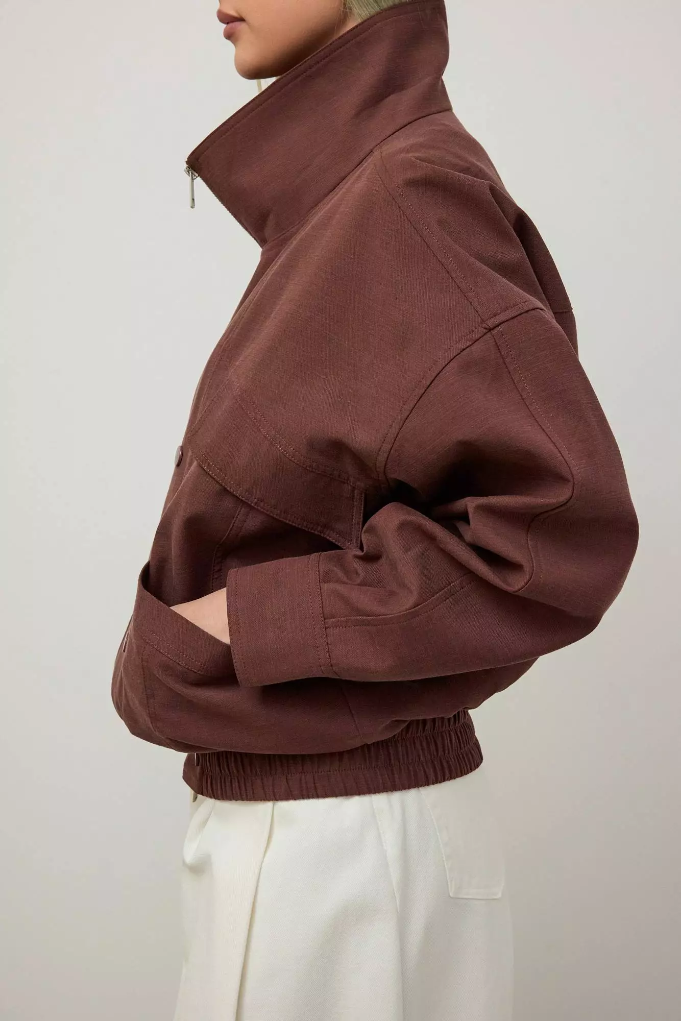 Куртка (M (44RU), красно-коричневый). Избражение № 2