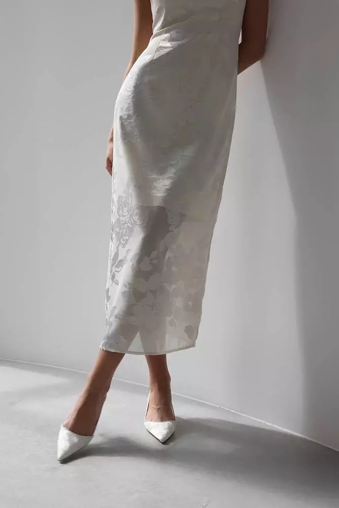 Платье (S (42), слоновая кость). Изображение № 3