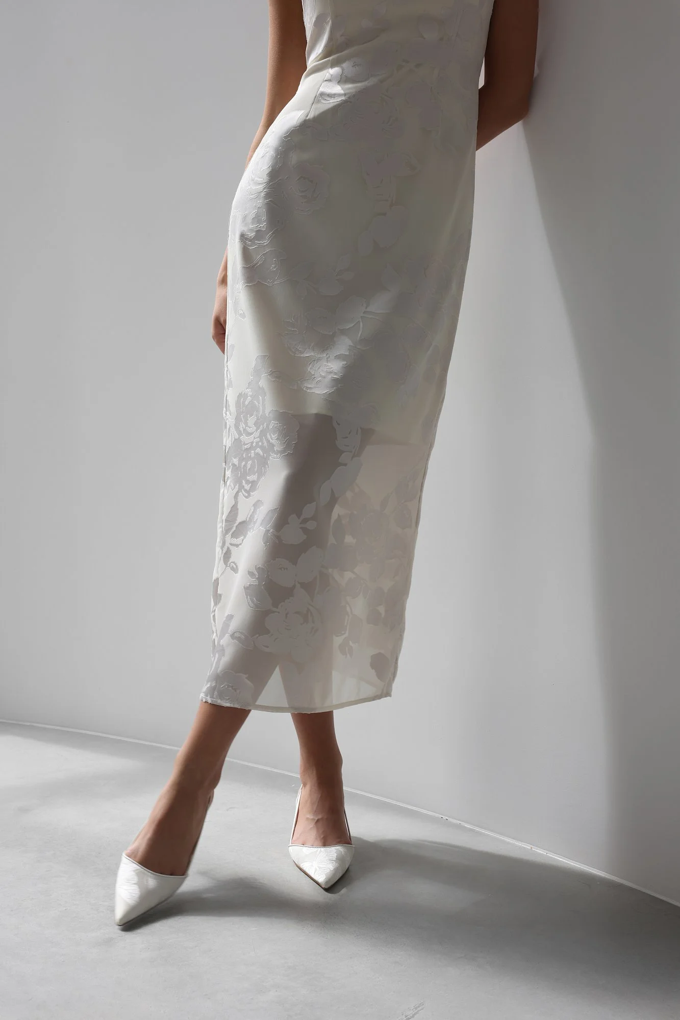 Платье (S (42), слоновая кость). Избражение № 3