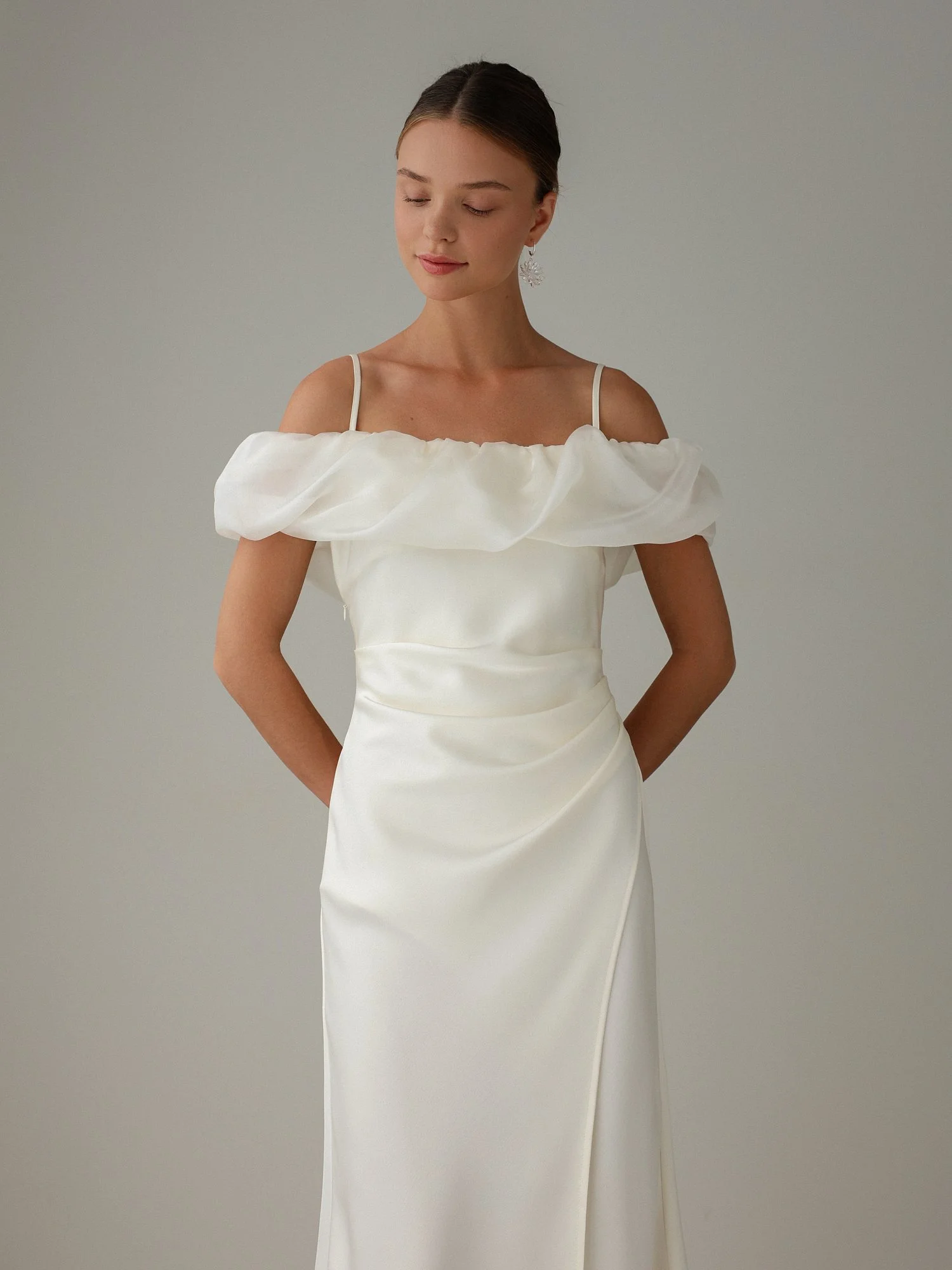 Платье (S (42RU), молочный). Избражение № 2