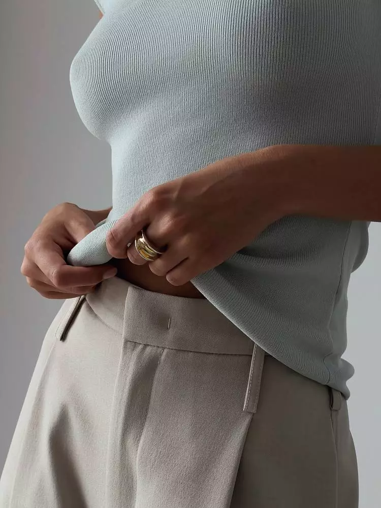 брюки (L, светло-бежевый). Изображение № 3