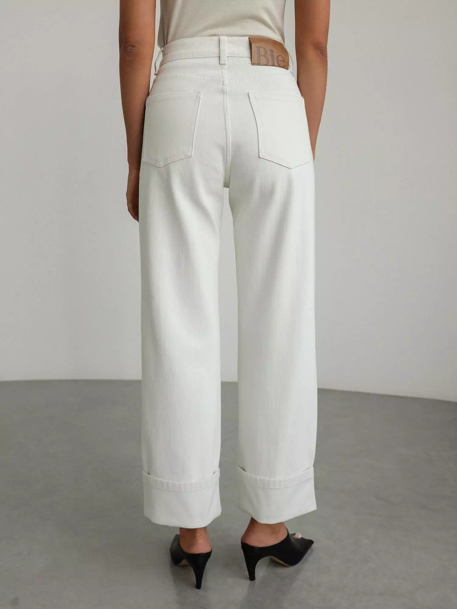 Джинсы (L (46RU), слоновая кость). Избражение № 4