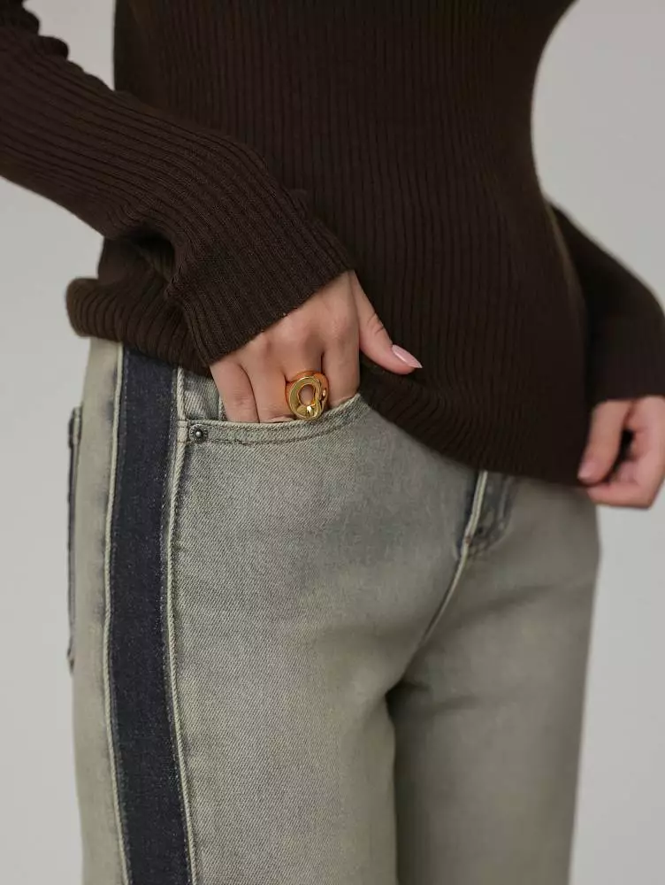 Лонгслив (onesize (42-46RU), коричневый). Изображение № 3