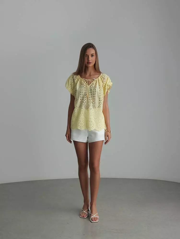 Топ (L (46RU), нежно-жёлтый). Изображение № 2