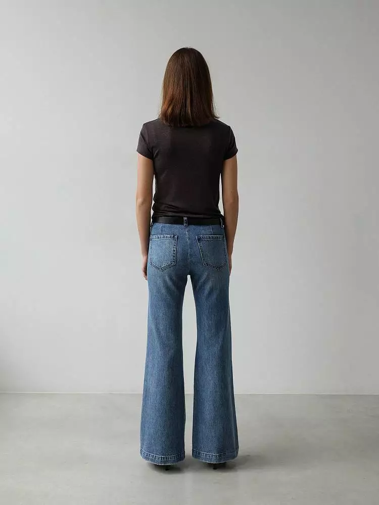 Джинсы (S (40RU), светло-синий). Изображение № 5