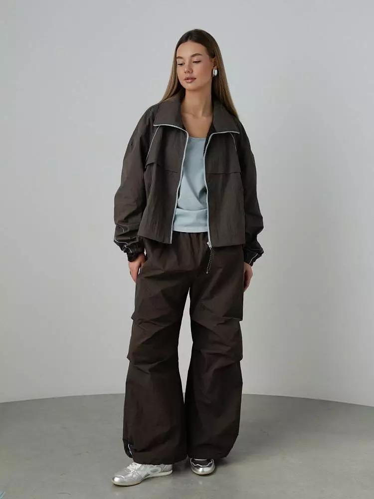 Ветровка (onesize (42-46RU) коричневый). Изображение № 4