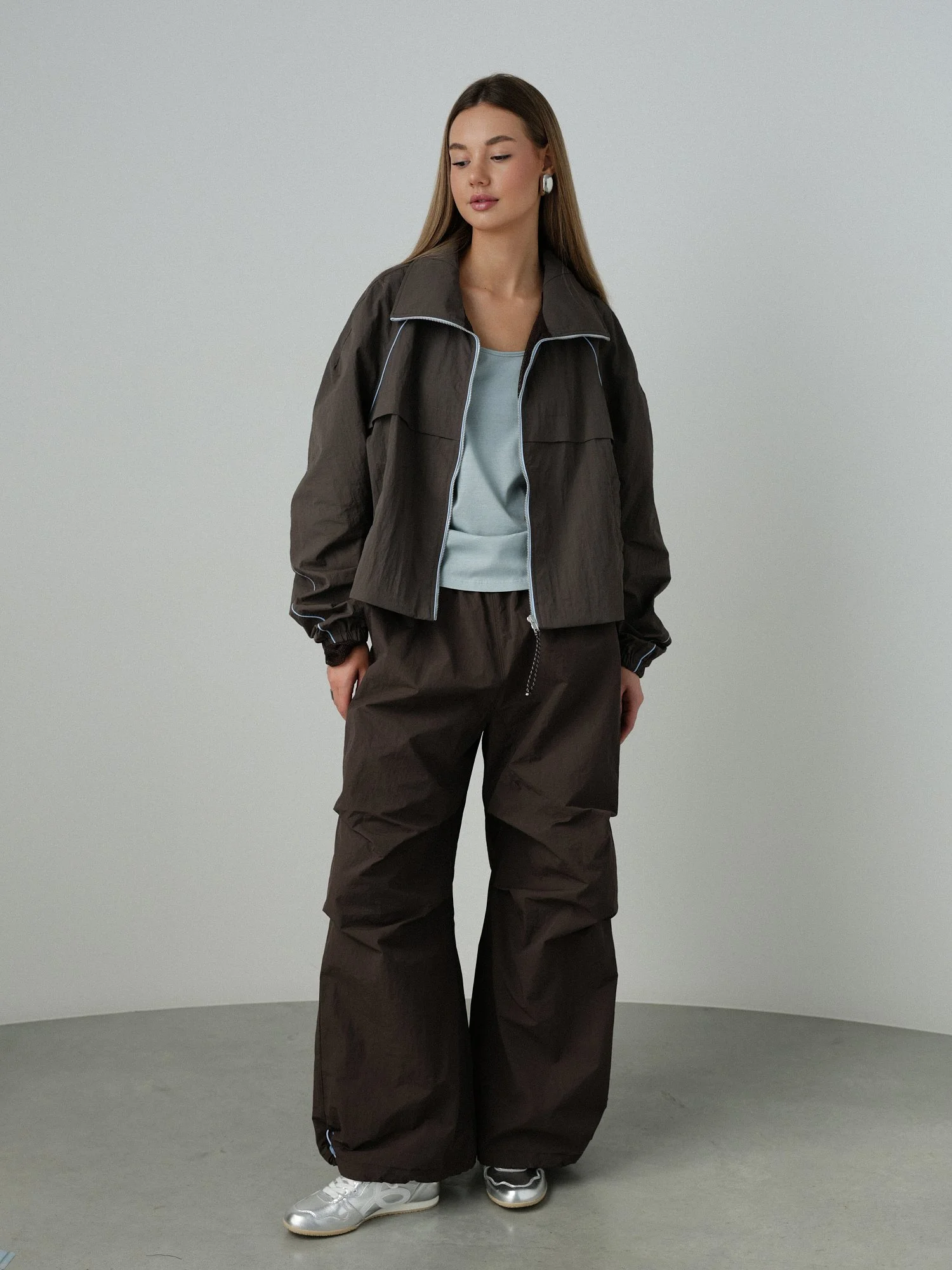 Ветровка (onesize (42-46RU) коричневый). Избражение № 4