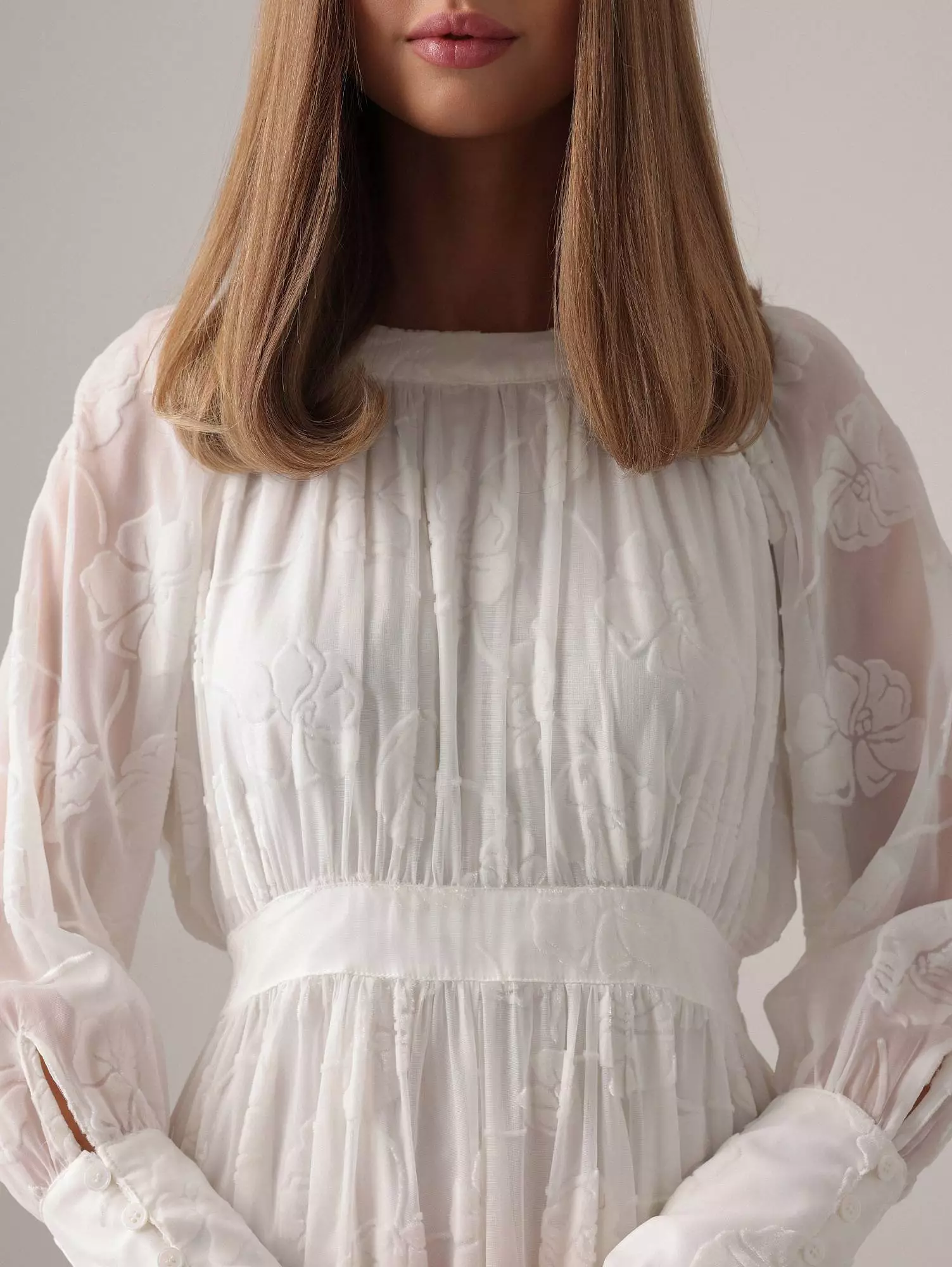 Платье (S (42RU), белый). Избражение № 2