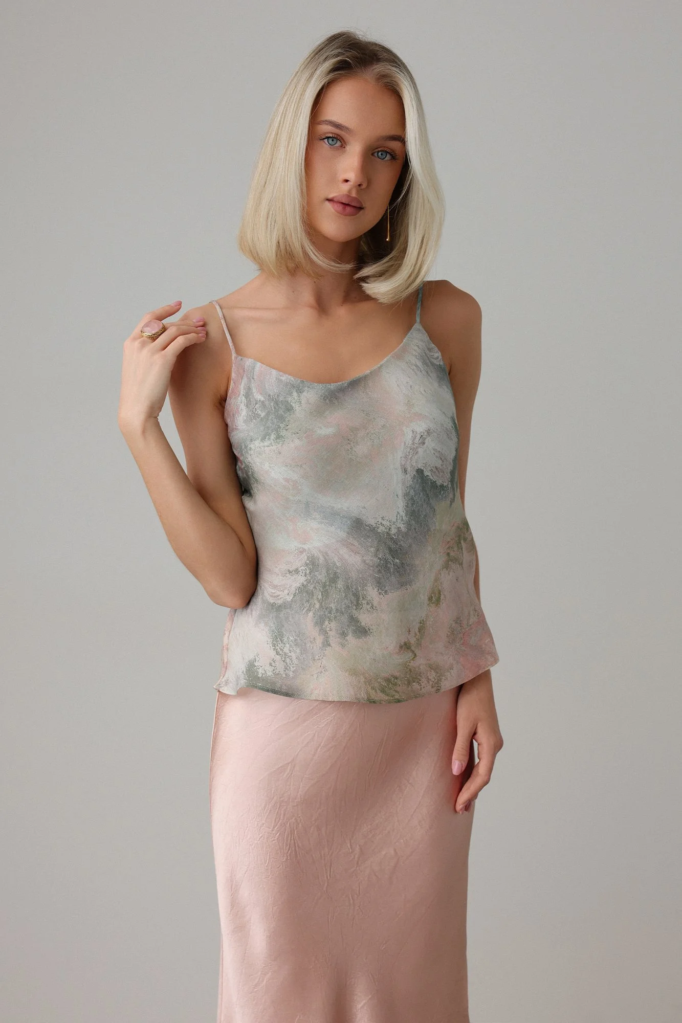 Топ (S (42RU), зелёная пастель). Избражение № 1